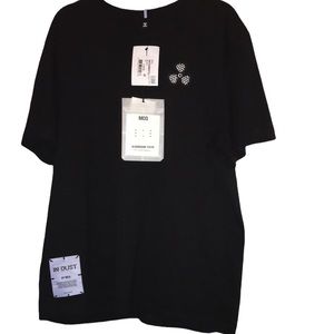 Alexander McQueen Mens McQ worker appliqué Cotton Logo T-shirt